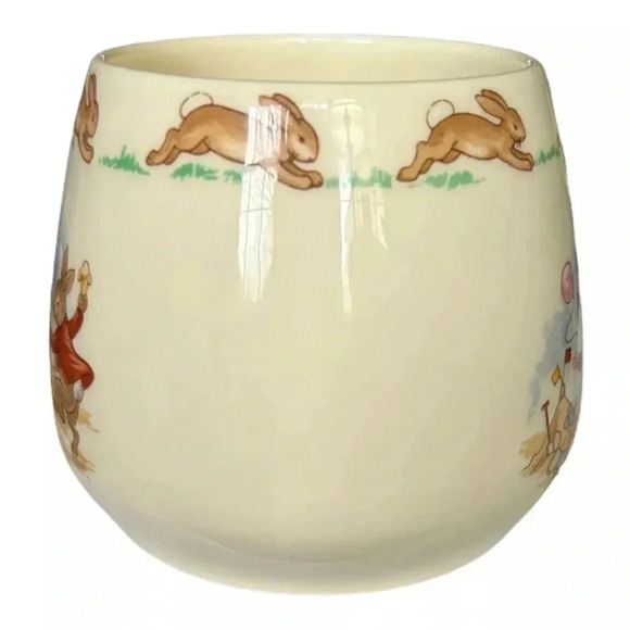 BUNNYKINS "Punch & Judy" Single Handle 3" Cup Mug Royal Doulton (Albion Shape) - Picture 3 of 6